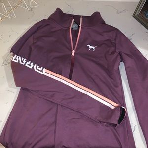 VS Pink quarter zip